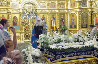 Всенощное бдение в Казанском соборе (27 августа  2014 года).