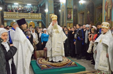 Рождественская Литургия в Казанском соборе. 7 января 2015 года.