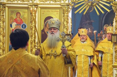 Литургия в Казанском соборе. 8 февраля 2015 года.