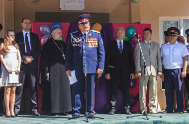 Торжественное мероприятие, посвященное выпуску воспитанников казачьего  кадетского корпуса имени Героя Советского Союза К. И. Недорубова