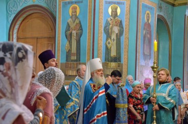 21 июля 2015 года митрополит Волгоградский и Камышинский Герман совершил Божественную литургию в Казанском соборе