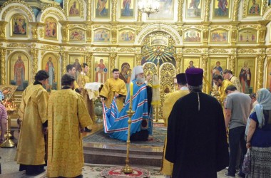 5 июля 2015 года митрополит Волгоградский и Камышинский Герман совершил Божественную литургию в Казанском соборе