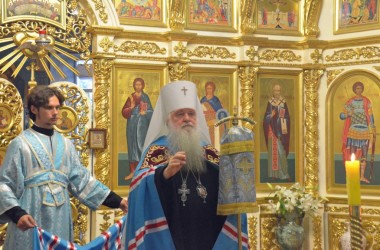 20 сентября митрополит Волгоградский и Камышинский Герман совершил Всенощное бдение в Казанском соборе