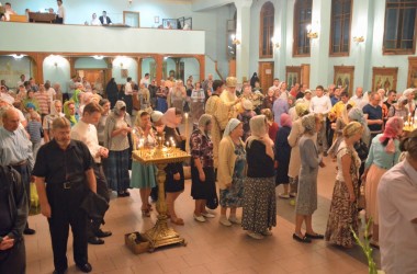 19 сентября митрополит Волгоградский и Камышинский Герман совершил Всенощное бдение в Свято-Духовом монастыре