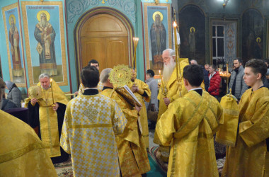 Митрополит Волгоградский и Камышинский Герман совершил Всенощное бдение в Казанском соборе