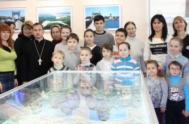 Маленькие прихожане храма Феодора Ушакова побывали в музее Волго-Донского судоходного канала
