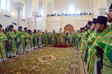 Торжества в честь прославления игумении Арсении прошли в Спасо-Преображенском монастыре