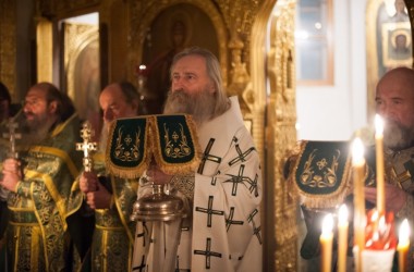 Архиепископ Феогност возглавил в Троице-Сергиевой лавре празднование 590-летия преставления прп. Никона Радонежского