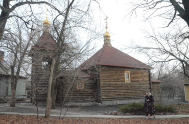 Богослужение в храме Сорока мучеников Севастийских в поселении