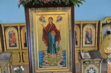 На Светлой Седмице икона «Игумения Афона» прибывает в храм Похвалы Пресвятой Богородицы