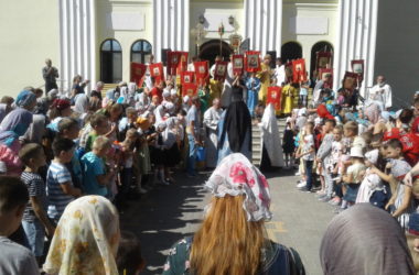 Детский крестный ход состоялся в Жилгородке