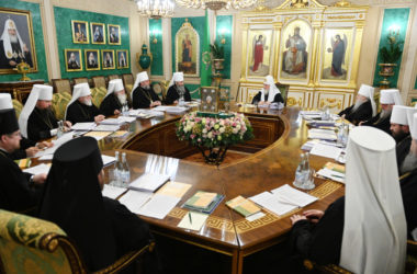 Святейший Патриарх Кирилл возглавил последнее в 2019 году заседание Священного Синода Русской Православной Церкви