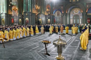 Святейший Патриарх Кирилл освятил главный храм Вооруженных сил России