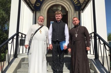 Представитель Императорского православного палестинского общества посетил храм святого праведного Феодора Ушакова