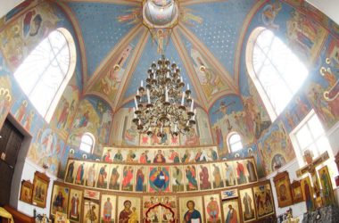 Полностью завершены работы по внутренней росписи храма святого великомученика Георгия Победоносца