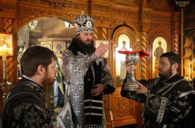 Митрополит Феодор совершил первую в этом году Литургию Преждеосвященных Даров