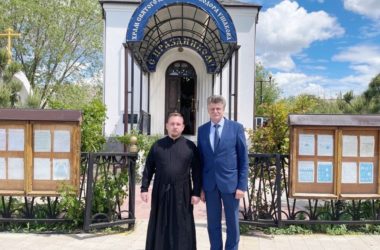 Представители Севастопольского Морского Собрания побывали в волгоградском храме