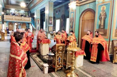 В Зацарицынском благочинии прошел соборный молебен святому князю Александру Невскому