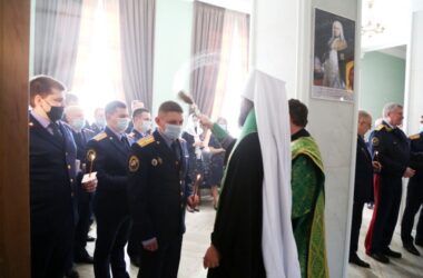 Митрополит Феодор освятил здание Следственного комитета