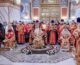 Праздничную Литургию в кафедральном Александро-Невском соборе совершил митрополит Герман