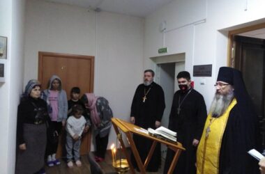 Донбассцы помолились на молебне о своих родных