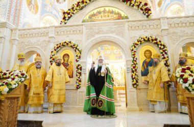 Предстоятель Русской Церкви освятил Андреевский кафедральный собор в Геленджике