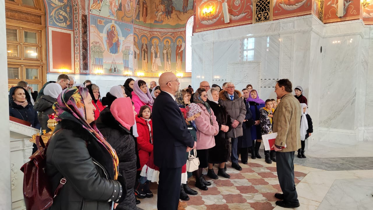 Участники открытия Года семьи в Волгоградской области посетили Александро- Невский собор | 30.01.2024 | Волгоград - БезФормата