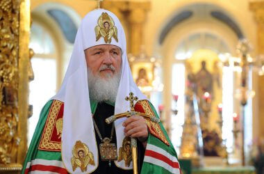 Поздравление Святейшего Патриарха Кирилла Президенту России В.В. Путину с Днем защитника Отечества