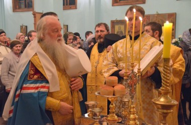 Всенощное бдение в Свято-Духовом монастыре. 21 февраля 2015 года.