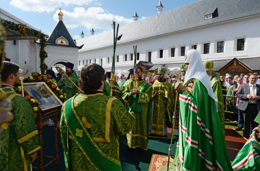 Проповедь Святейшего Патриарха Кирилла после Литургии в Саввино-Сторожевском монастыре