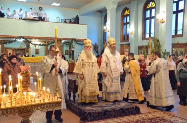 В Крещенский сочельник митрополит Волгоградский и Камышинский Герман совершил Божественную литургию