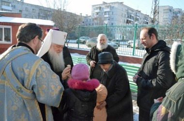 Двадцать первого февраля митрополит Волгоградский и Камышинский Герман совершил Божественную литургию в Казанском соборе