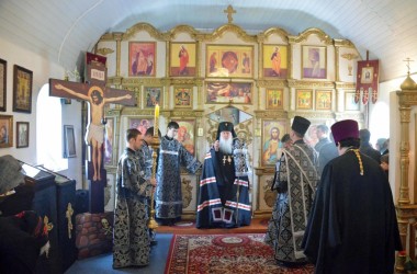 В Великий Понедельник митрополит Волгоградский и Камышинский Герман совершил Литургию Преждеосвященных Даров