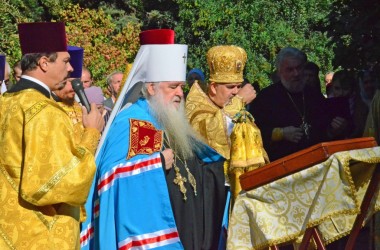 Божественная литургия в Александро-Невской часовне