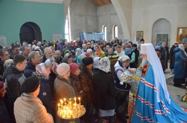 Божественная литургия в праздник образа Пресвятой Богородицы «Знамение»