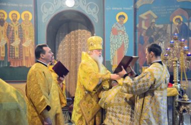 Божественная литургия в Казанском соборе (19 ноября 2017 года)