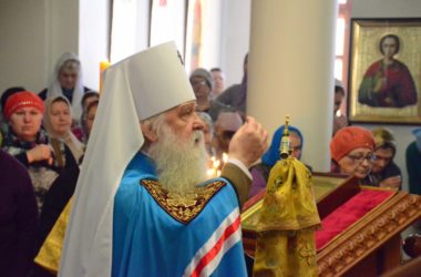 Божественная литургия в празднование свт. Спиридону Тримифунтскому