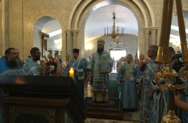 Видео: Митрополит Феодор отслужил Божественную Литургию в память Владимирской иконы Божией Матери