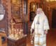 Патриарх Кирилл совершил Литургию в Александро-Невском скиту и вознес молитвы о жертвах ДТП
