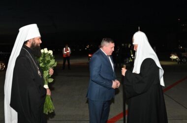 Святейший Патриарх Кирилл прибыл в Волгоград