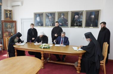 Подписано соглашение о сотрудничестве между Волгоградской митрополией и региональным Управлением Министерства юстиции России