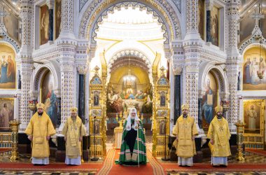 Слово Святейшего Патриарха Кирилла в день памяти святителя Николая Мирликийского после Литургии в Храме Христа Спасителя