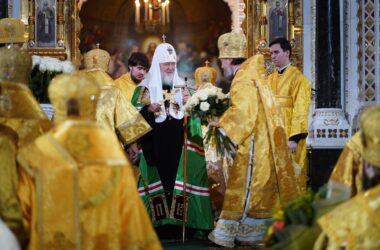 Патриаршее слово после великой вечерни в праздник Рождества Христова