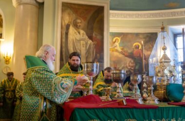 Патриаршая проповедь в день памяти благоверного князя Даниила Московского после Литургии в Даниловом ставропигиальном монастыре г. Москвы