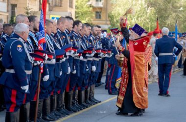 Руководитель Отдела по взаимодействию с Вооруженными Силами благословил военнослужащих на участие в Параде Победы