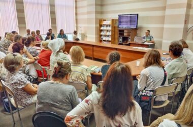 В Горьковской библиотеке состоялась встреча, посвященная монастырям Волгоградской митрополии