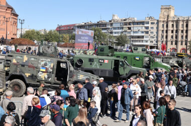 В Волгограде открылась выставка трофейной техники из зоны СВО