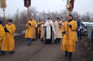 В праздник Крещения Господня духовенство Волгоградской епархии освятили воды реки Волги