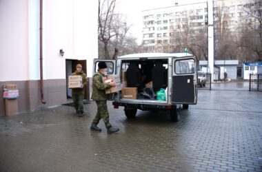 В преддверии Рождества Христова воинам отправлен гуманитарный груз от Волгоградской епархии