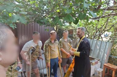 Священник вернулся из очередной командировки на СВО